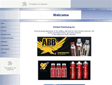 Tablet Screenshot of kimballdistributinginc.com